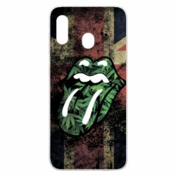 Чохол для Samsung A20 Lips in hemp - PrintSalon