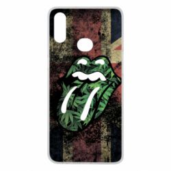 Чохол для Samsung A10s Lips in hemp - PrintSalon