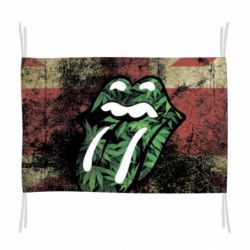 Прапор Lips in hemp - PrintSalon