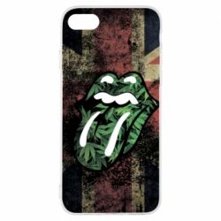 Чохол для iPhone 8 Lips in hemp - PrintSalon