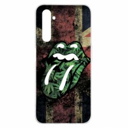 Чохол для Realme 6 Pro Lips in hemp - PrintSalon