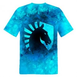Мужская футболка 3D Liquid - PrintSalon