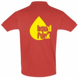 Мужское поло Liquid funk - PrintSalon