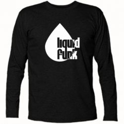 Футболка с длинным рукавом Liquid funk - PrintSalon