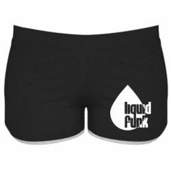 Женские шорты Liquid funk - PrintSalon