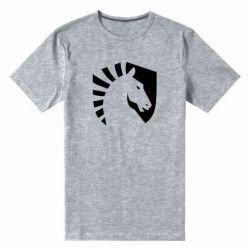 Мужская футболка премиум liquid logo - PrintSalon