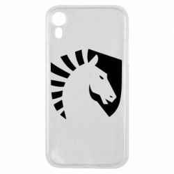 Чехол для iPhone XR liquid logo