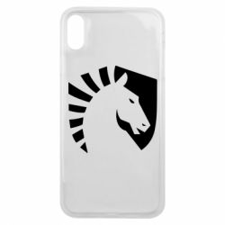 Чехол для iPhone Xs Max liquid logo - PrintSalon