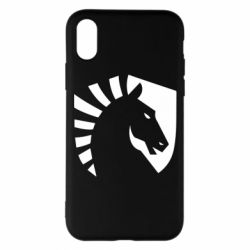 Чехол для iPhone X/Xs liquid logo - PrintSalon