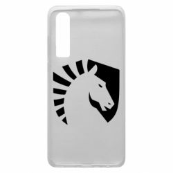 Чехол для Huawei P30 liquid logo - PrintSalon