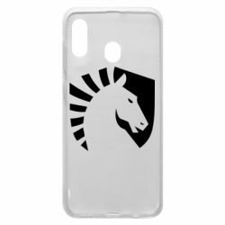 Чехол для Samsung A20 liquid logo