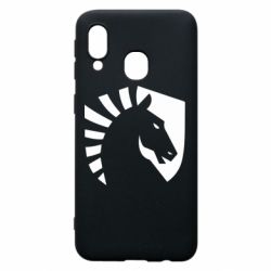 Чехол для Samsung A40 liquid logo - PrintSalon