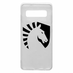 Чехол для Samsung S10 liquid logo - PrintSalon