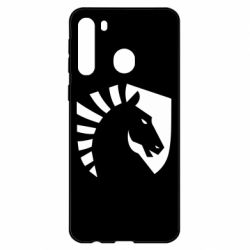 Чехол для Samsung A21 liquid logo - PrintSalon