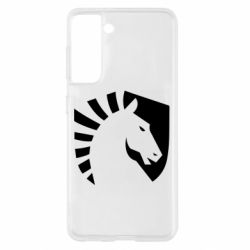 Чехол для Samsung S21 liquid logo - PrintSalon