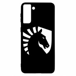 Чехол для Samsung S21+ liquid logo-PrintSalon Чехол для Samsung S21+ liquid logo