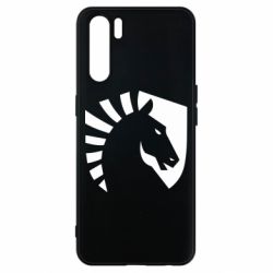 Чехол для Oppo A91/Reno3 liquid logo - PrintSalon