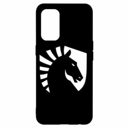 Чехол для Oppo Reno 5 4G liquid logo - PrintSalon