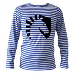 Тельняшка с длинным рукавом liquid logo - PrintSalon