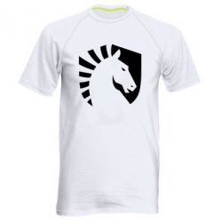 Мужская футболка для спорта liquid logo - PrintSalon