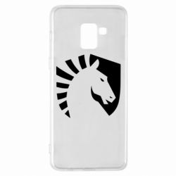 Чехол для Samsung A8+ 2018 liquid logo - PrintSalon