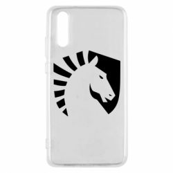 Чехол для Huawei P20 liquid logo - PrintSalon