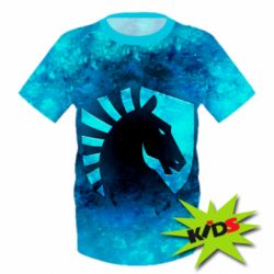 Детская 3D футболка Liquid - PrintSalon