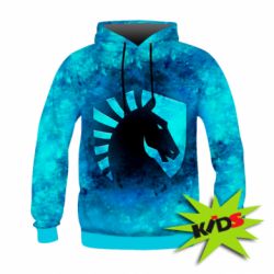 Детское 3D худи Liquid - PrintSalon