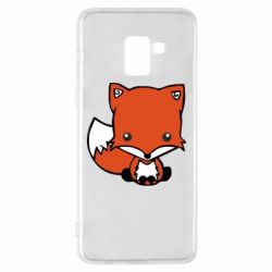 Чехол для Samsung A8+ 2018 Лиса - PrintSalon