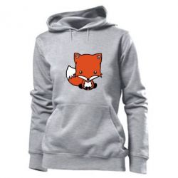 Женское худи Лиса - PrintSalon