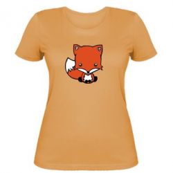 Женская футболка Лиса - PrintSalon