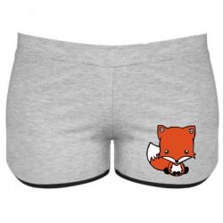 Женские шорты Лиса - PrintSalon