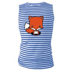 Майка-тельняшка Лиса - PrintSalon