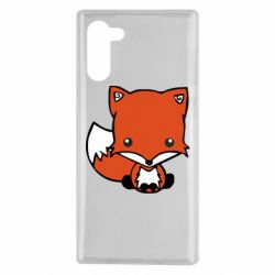 Чехол для Samsung Note 10 Лиса - PrintSalon