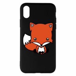 Чехол для iPhone X/Xs Лиса - PrintSalon