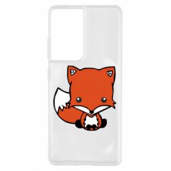 Чехол для Samsung S21 Ultra Лиса - PrintSalon