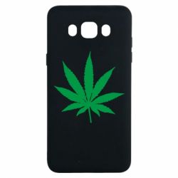 Чехол для Samsung J7 2016 Листик марихуаны - PrintSalon