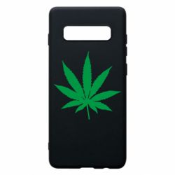 Чехол для Samsung S10+ Листик марихуаны - PrintSalon