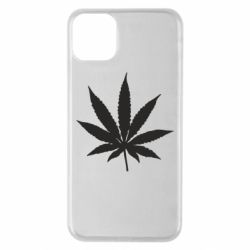 Чехол для iPhone 11 Pro Max Листик марихуаны - PrintSalon