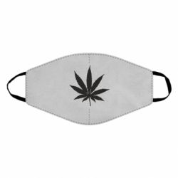 Маска многоразовая Листик марихуаны - PrintSalon