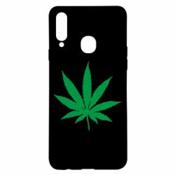 Чехол для Samsung A20s Листик марихуаны - PrintSalon