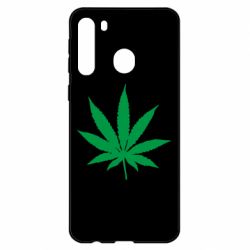 Чехол для Samsung A21 Листик марихуаны - PrintSalon