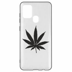 Чехол для Samsung A21s Листик марихуаны - PrintSalon