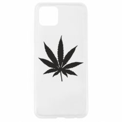 Чехол для Oppo A92s Листик марихуаны - PrintSalon