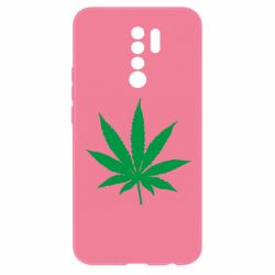 Чехол для Xiaomi Redmi 9 Листик марихуаны - PrintSalon
