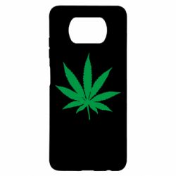 Чехол для Xiaomi Poco X3 Листик марихуаны - PrintSalon