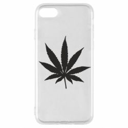 Чехол для iPhone SE 2022 Листик марихуаны - PrintSalon