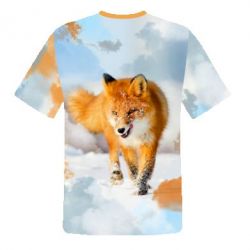 Чоловіча футболка 3D Лисиці