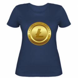 Женская футболка Litecoin coin - PrintSalon