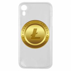Чехол для iPhone XR Litecoin coin - PrintSalon